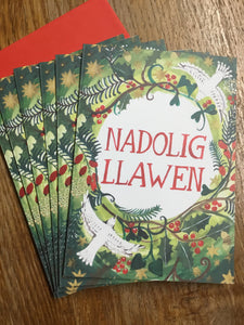 'Nadolig Llawen Colomennod' Christmas Cards by Lizzie Spikes