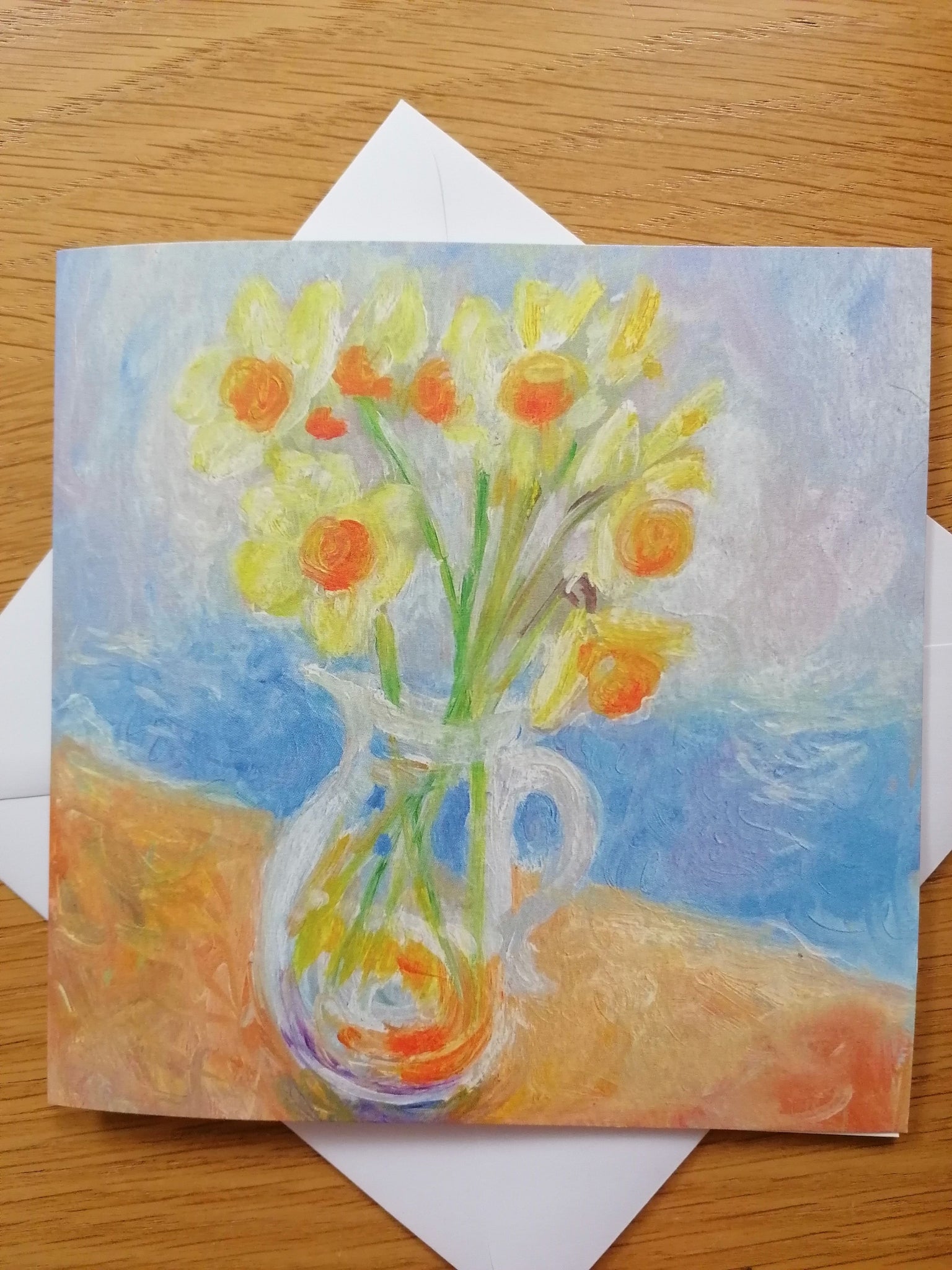 Individual Greetings card - 'Glorious Daffs'