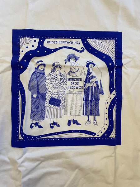 'Deiseb Heddwch 1923' (Womens Peace Centenary 1923) T Shirt by Efa Lois