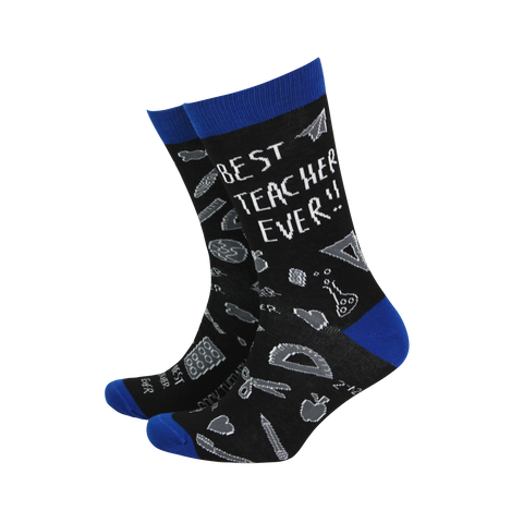 'Best Teacher Ever' Men’s Socks