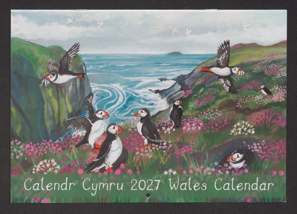'Wales and it's Wildlife' - 2027 Calendar by Lizzie Spikes