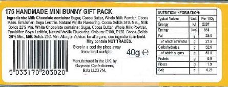 Chocolate 'Mini Bunnies' Gift Pack