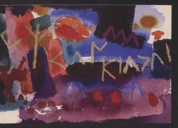 Individual Greetings Card 'Congratulations from Mary Lloyd Jones to Kyffin Williams'