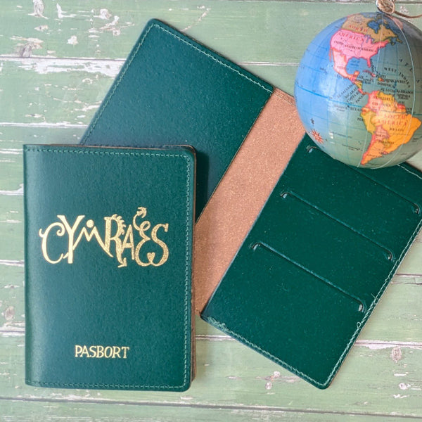 'Cymraes' Passport Cover by Lizzie Spikes