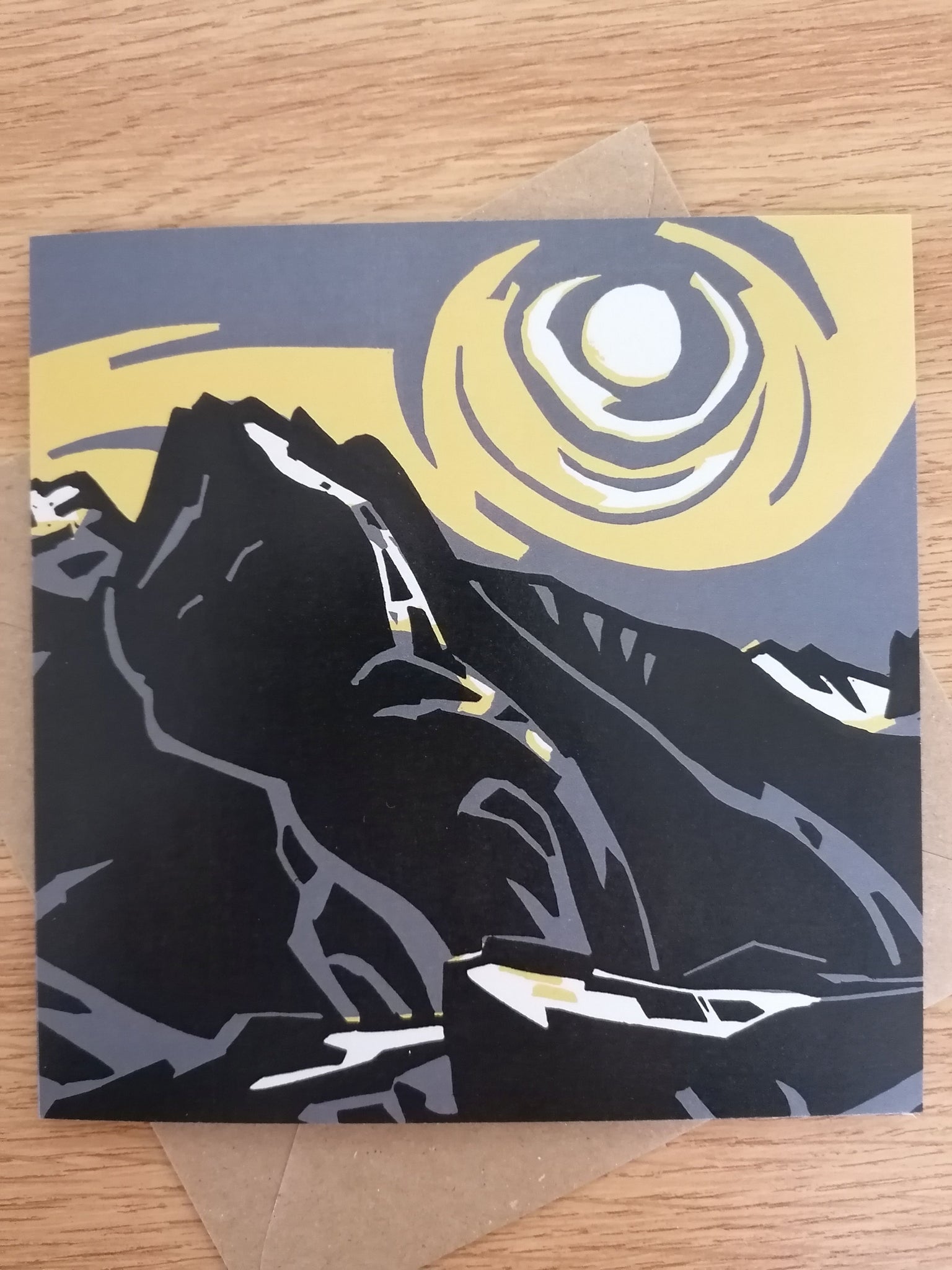 Greetings card 'Eryri' by Sir Kyffin Williams