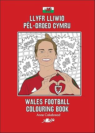 'Wales Football Colouring Book' by Anne Cakebread