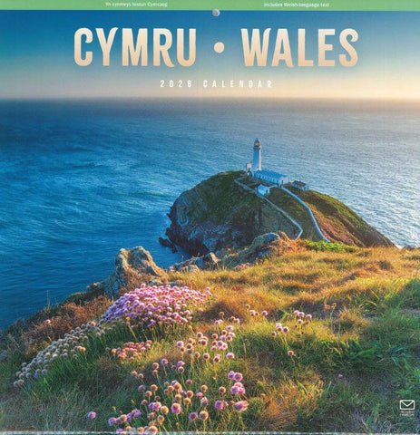 'Cymru/Wales' - 2026 Square Calendar