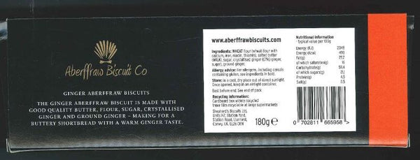 Aberffraw biscuits - Ginger
