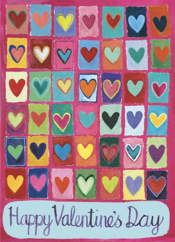 'Happy Valentines Day' Greetings Card by Lizzie Spikes