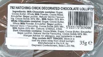 'Hatching Chick' Decorated Chocolate Lollipop