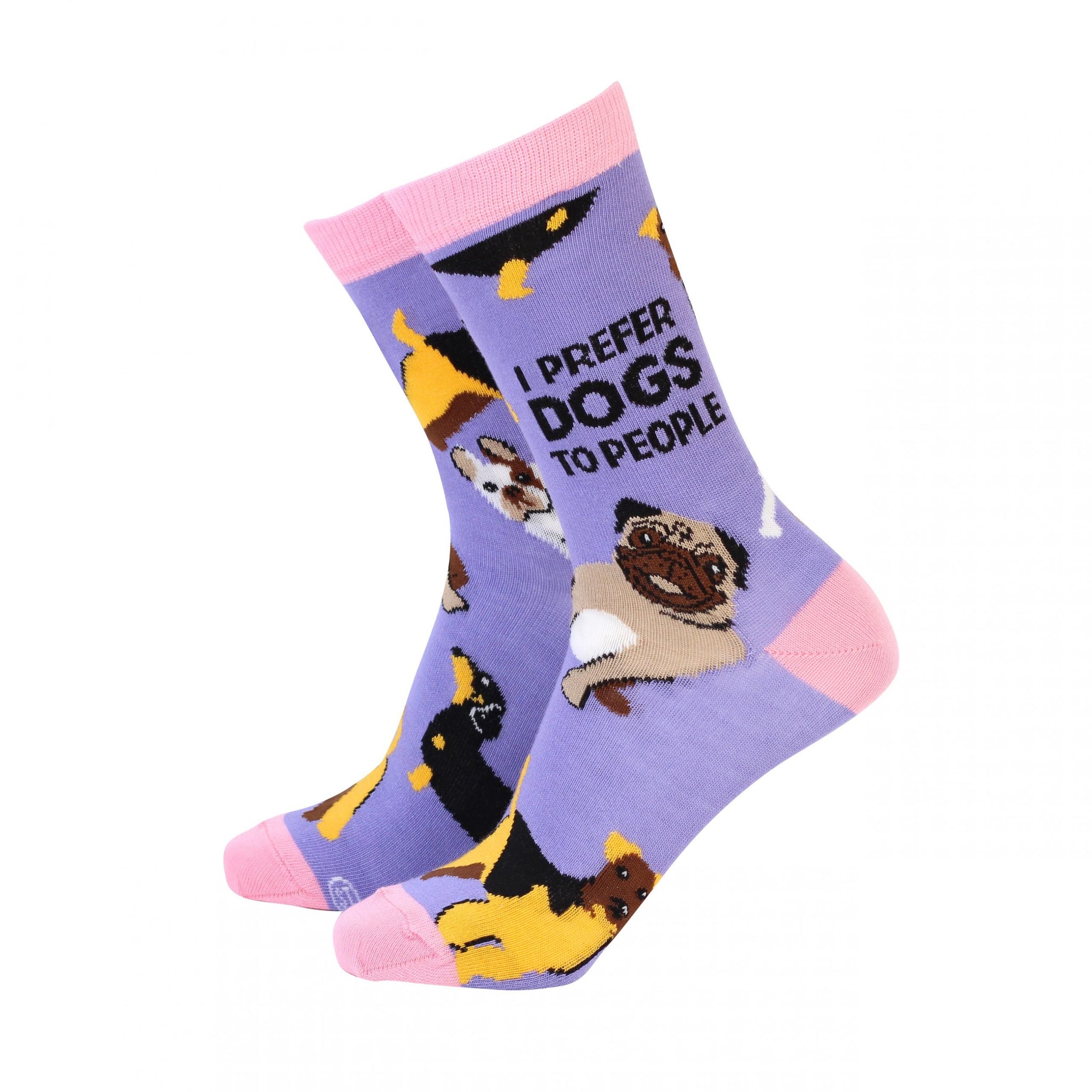 'I prefer dogs to people' Women's Socks