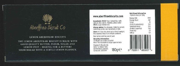 Aberffraw biscuits - Lemon Zest