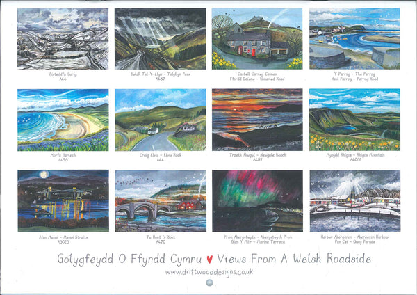'Views from a Welsh Roadside' - 2026 Calendar by Lizzie Spikes