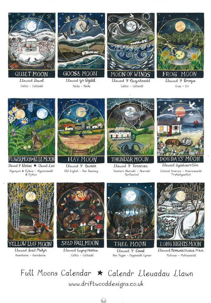 'Full Moons' - 2026 Calendar by Lizzie Spikes