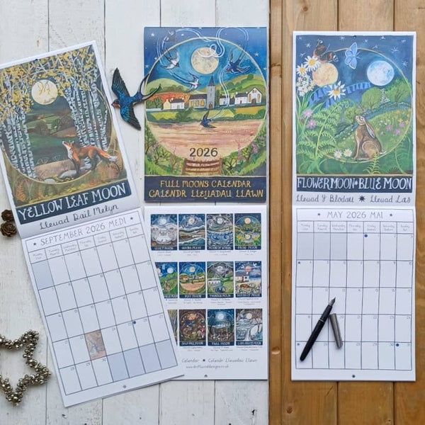'Full Moons' - 2026 Calendar by Lizzie Spikes