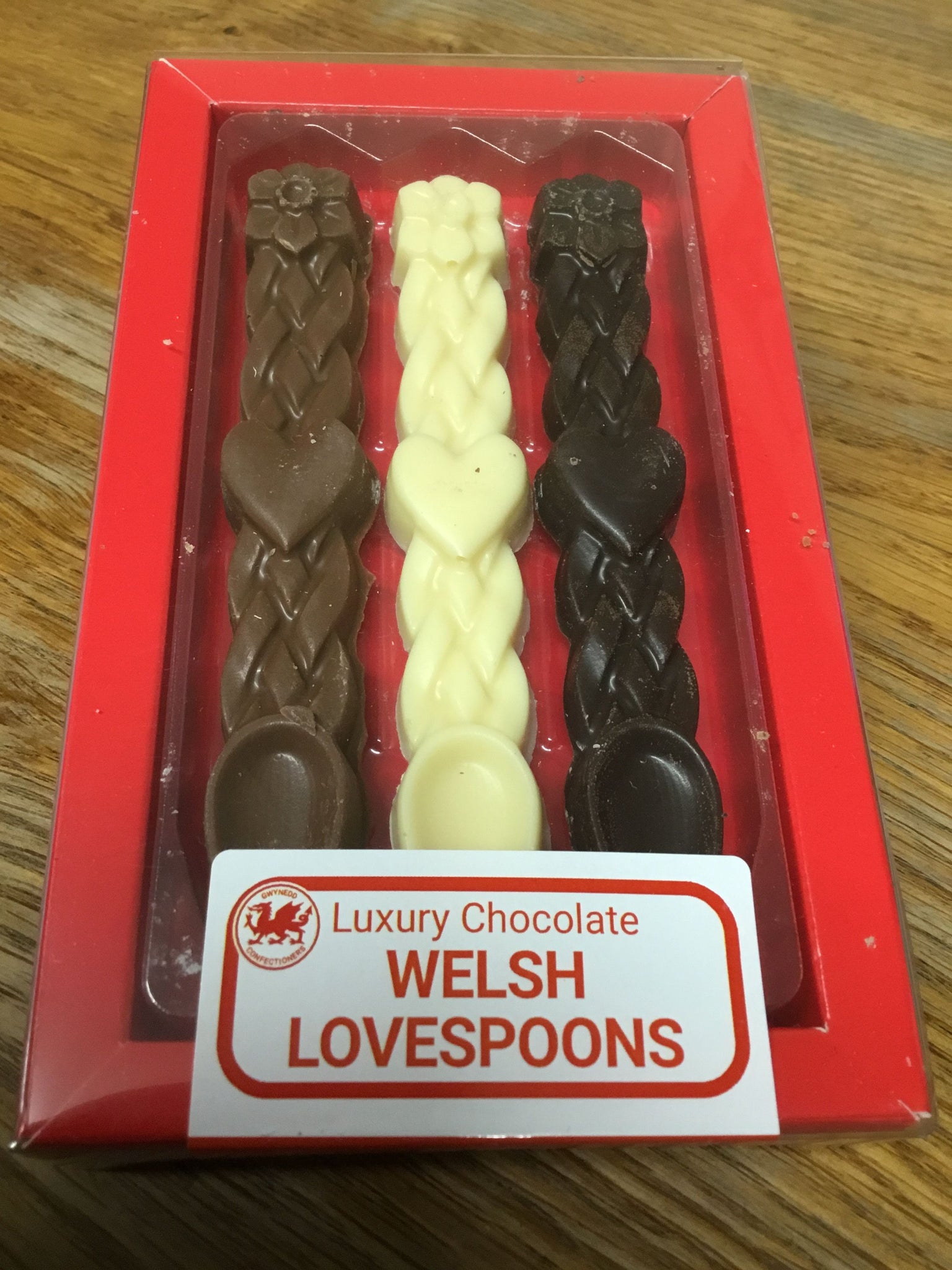 Luxury Chocolate 'Welsh Lovespoons'