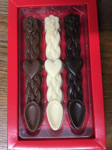 Luxury Chocolate 'Welsh Lovespoons'