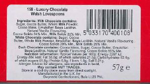 Luxury Chocolate 'Welsh Lovespoons'