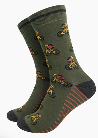 'Mountain Bikers' Men's Socks
