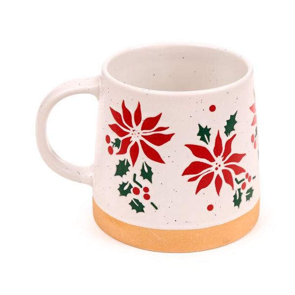 'Christmas Poinsettia' Mug