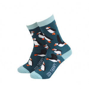 'Puffins' Women's Socks