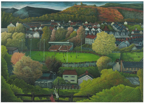 'The Rugby Match' - Ronald Herbert John Lawrence Unmounted Print