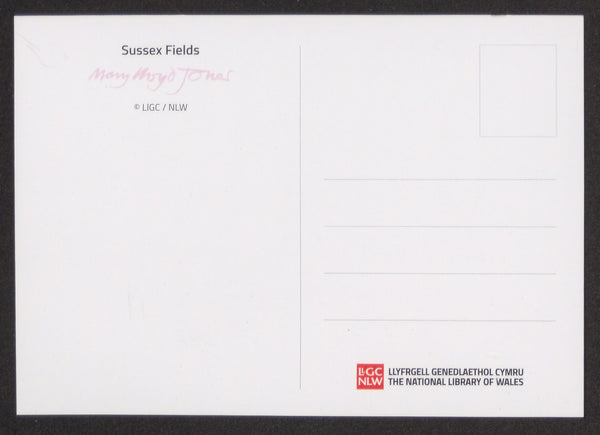 'Sussex Fields' Postcard - Mary Lloyd Jones