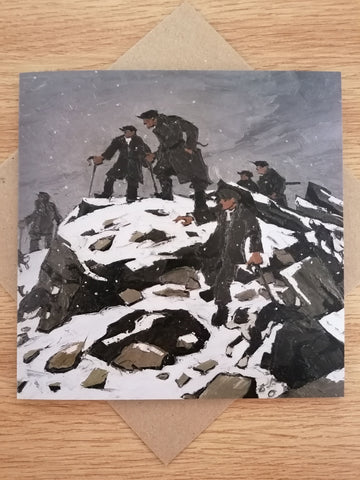 Greetings Card 'The Gathering' by Sir Kyffin Williams