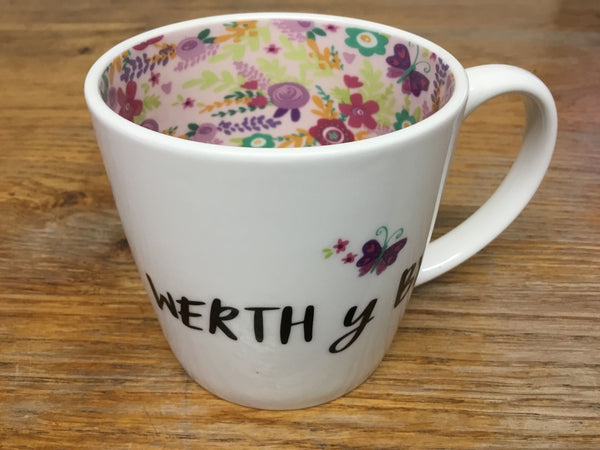 'Werth y Byd' - Mug