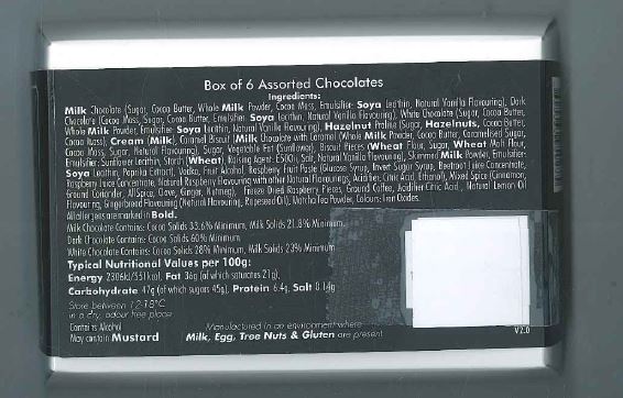 Wickedly Welsh - 'Six Luxurious Chocolates'