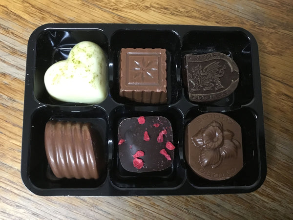 Wickedly Welsh - 'Six Luxurious Chocolates'