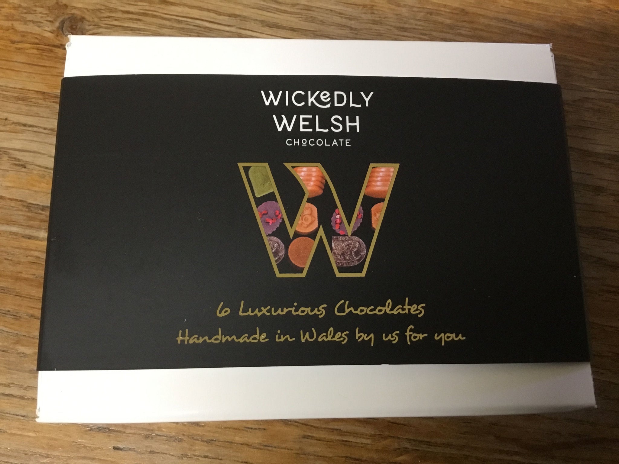 Wickedly Welsh - 'Six Luxurious Chocolates'