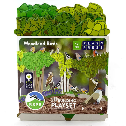 'Woodland Birds' Mini Playset -  a sustainably managed playset from Playpress