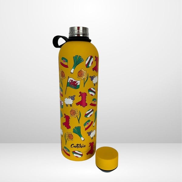 'Cwtchie' - Thermal Water Bottle (Yellow)