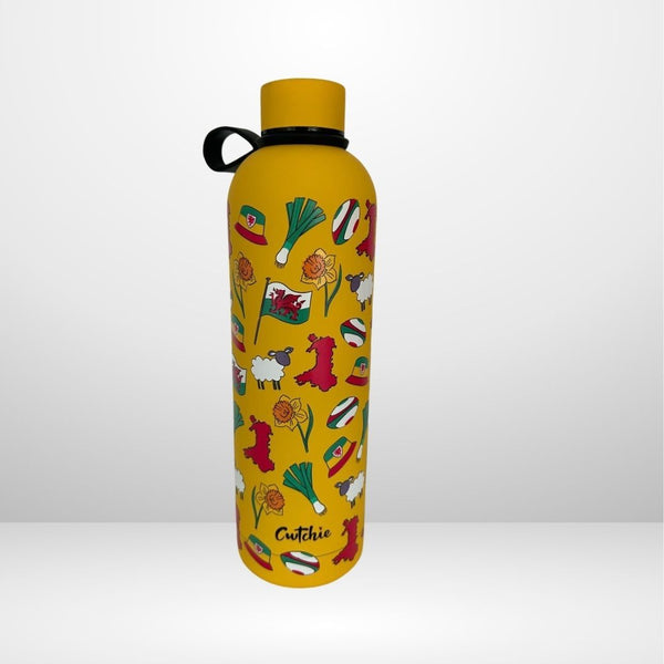 'Cwtchie' - Thermal Water Bottle (Yellow)