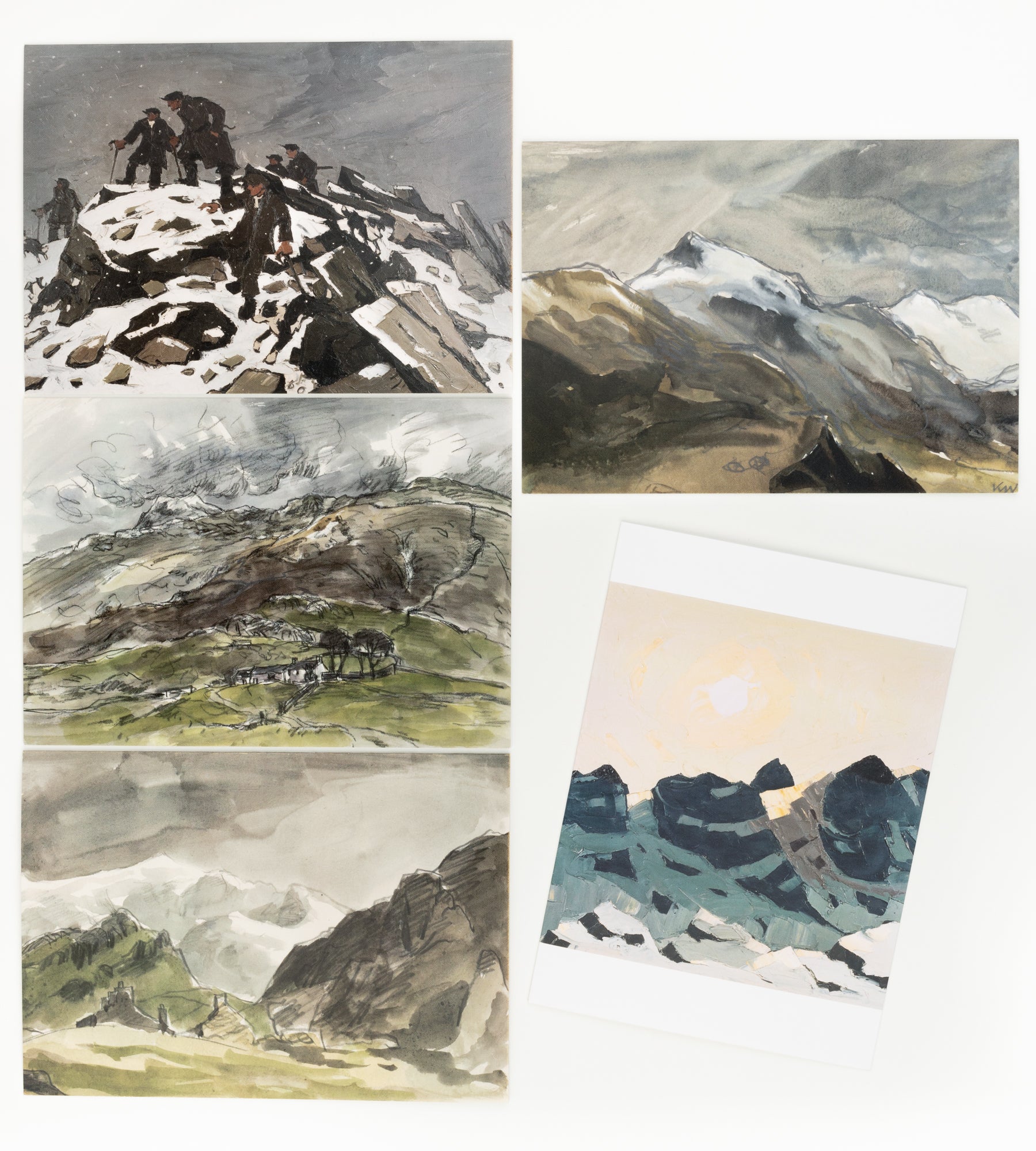 'Landscapes' Christmas cards by Kyffin Williams