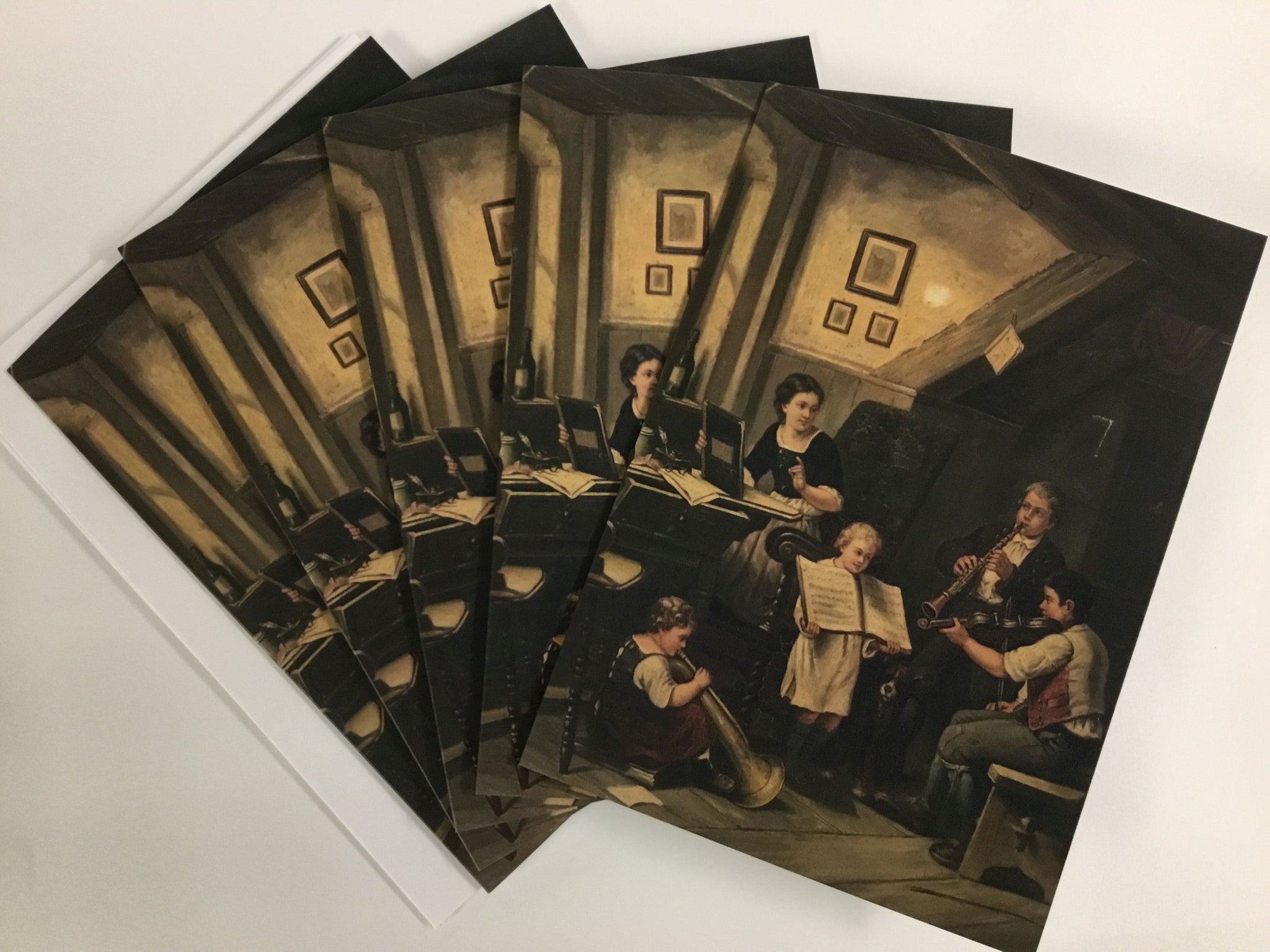 'A musical party' Christmas Cards by J. Bonner