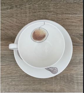 'Te Brecwast' (Breakfast Tea) Cup and Saucer