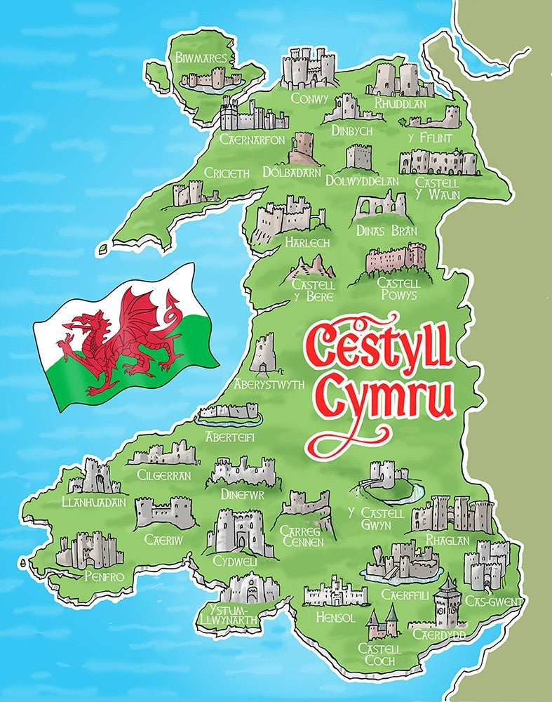 Cestyll Cymru (Welsh Castles) - Jigsaw Puzzle