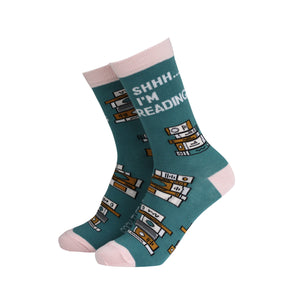 'Shhh I'm Reading' Women's Socks