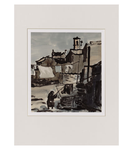An image from the Library's Collection - Sir Kyffin Williams Print