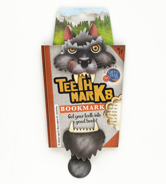 'Teethmarks' bookmark (T-Rex)