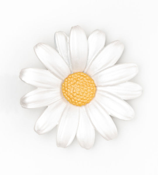 Enamel daisy brooch (large)