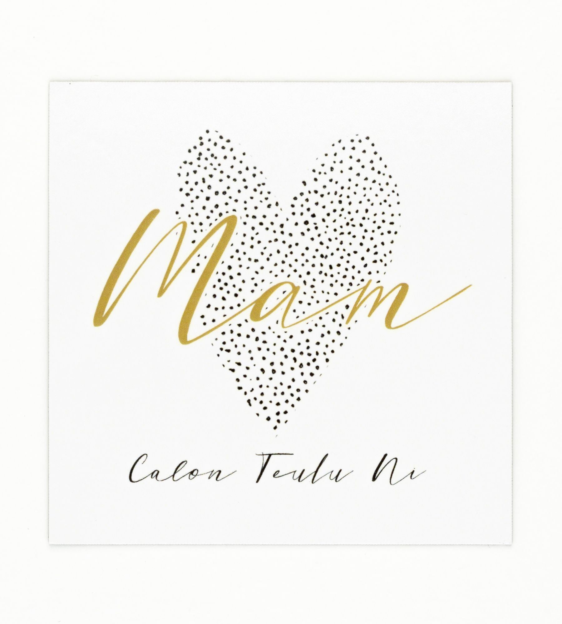 'Mam, calon teulu ni' fridge magnet